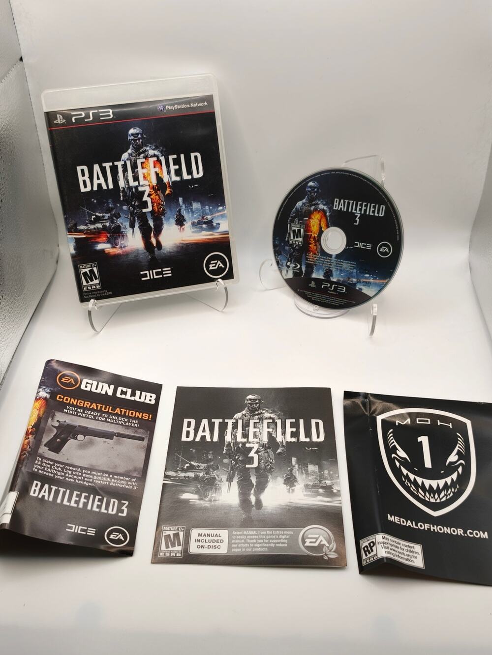 Battlefield 3 PS3 Game & Case Inserts Tested EA DICE